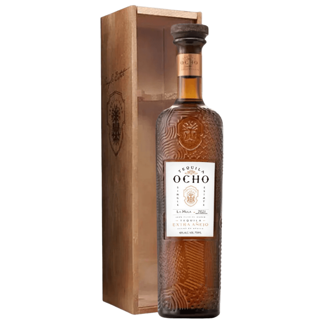 TEQUILA OCHO EXTRA ANEJO LA MULA 2021 750ML