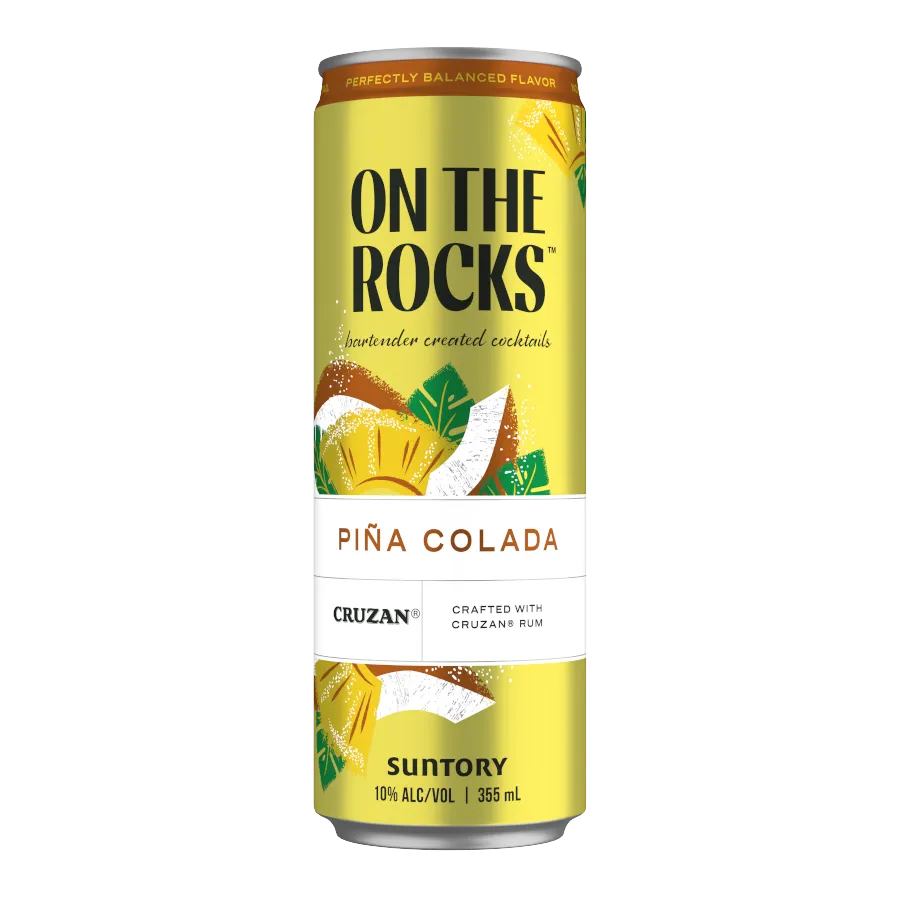 ON THE ROCK PINA COLADA 355ML