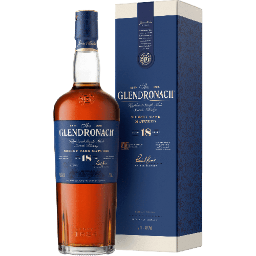 GLENDRONACH SHERRY CASK MATURED 18YRS 700ML