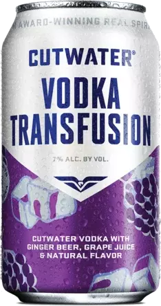 CUTWATER VODKA TRANSFUSION 355ML