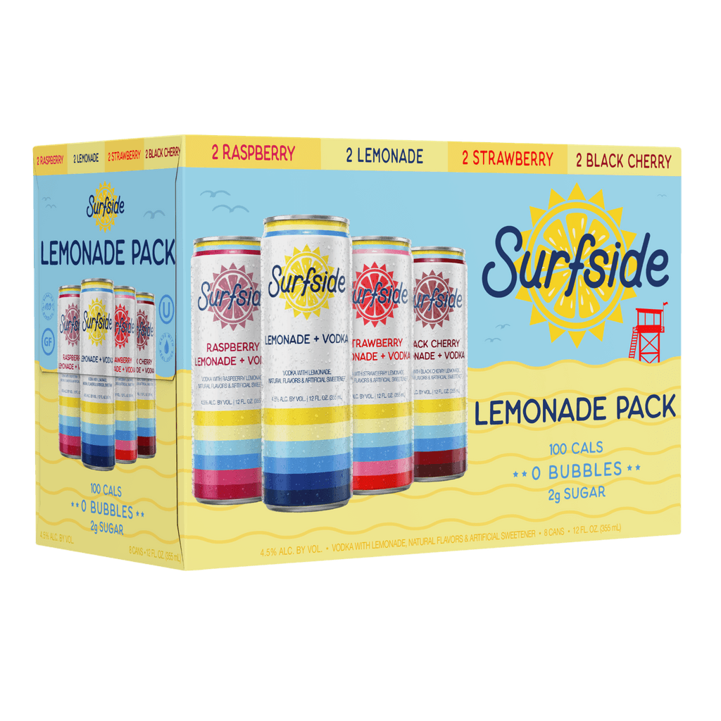 SURFSIDE LEMONADE VARIETY 8 PACK 355ML