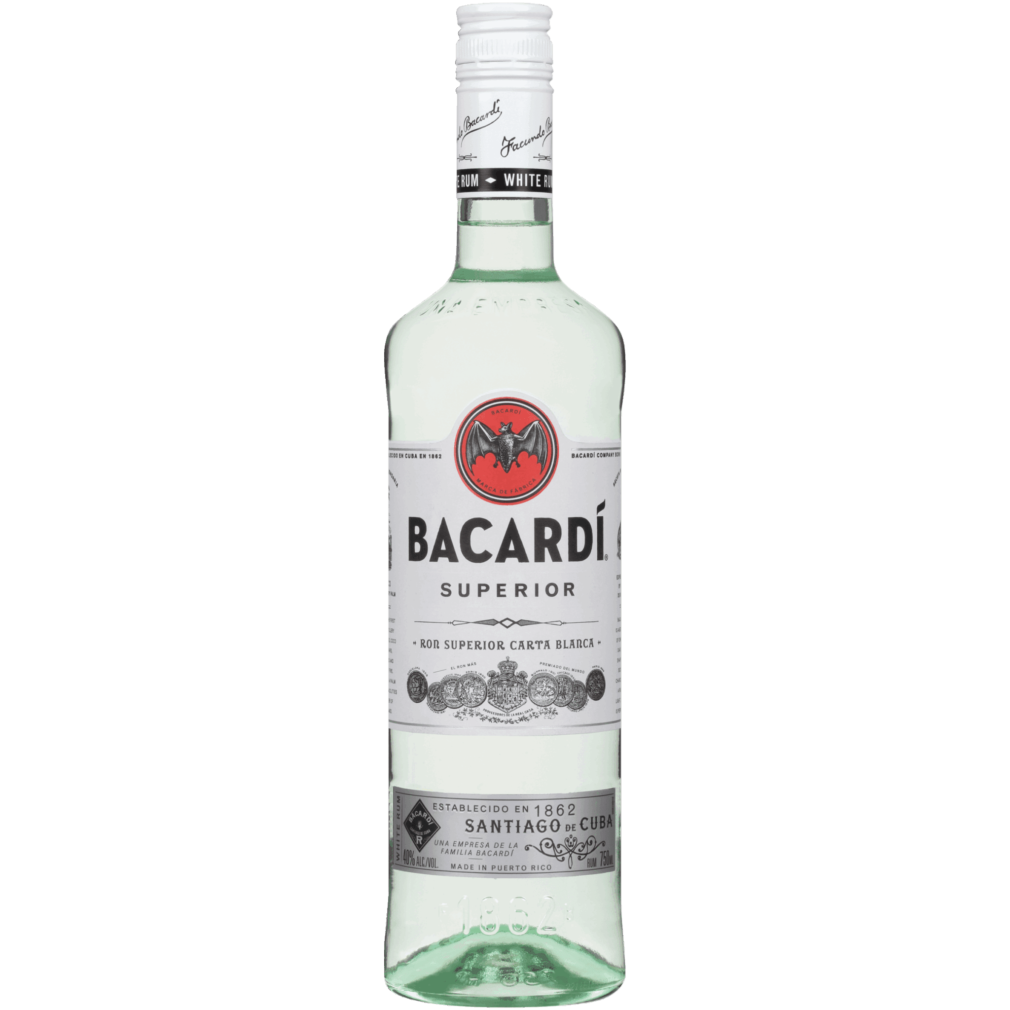 BACARDI SILVER RUM 750ML