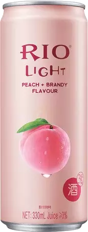 RIO LIGHT PEACH 355ML