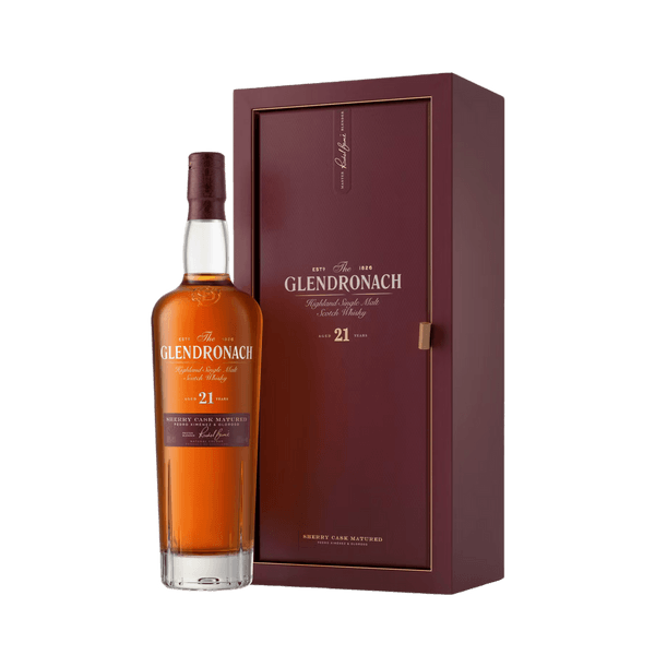 GLENDRONACH SHERRY CASK MATURED 21YRS 700ML