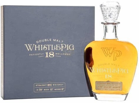 WHISTLEPIG STRAIGHT RYE WHISKEY DOUBLE MALT 18 YR 750ML