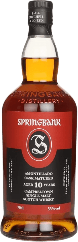 SPRINGBANK 10YR SHERRY AMONTILLADO 110PF 750ML