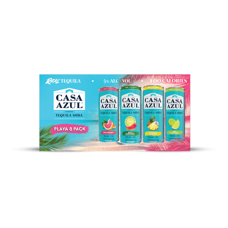 CASA AZUL TEQUILA SODA VARIETY 8 PACK 355ML
