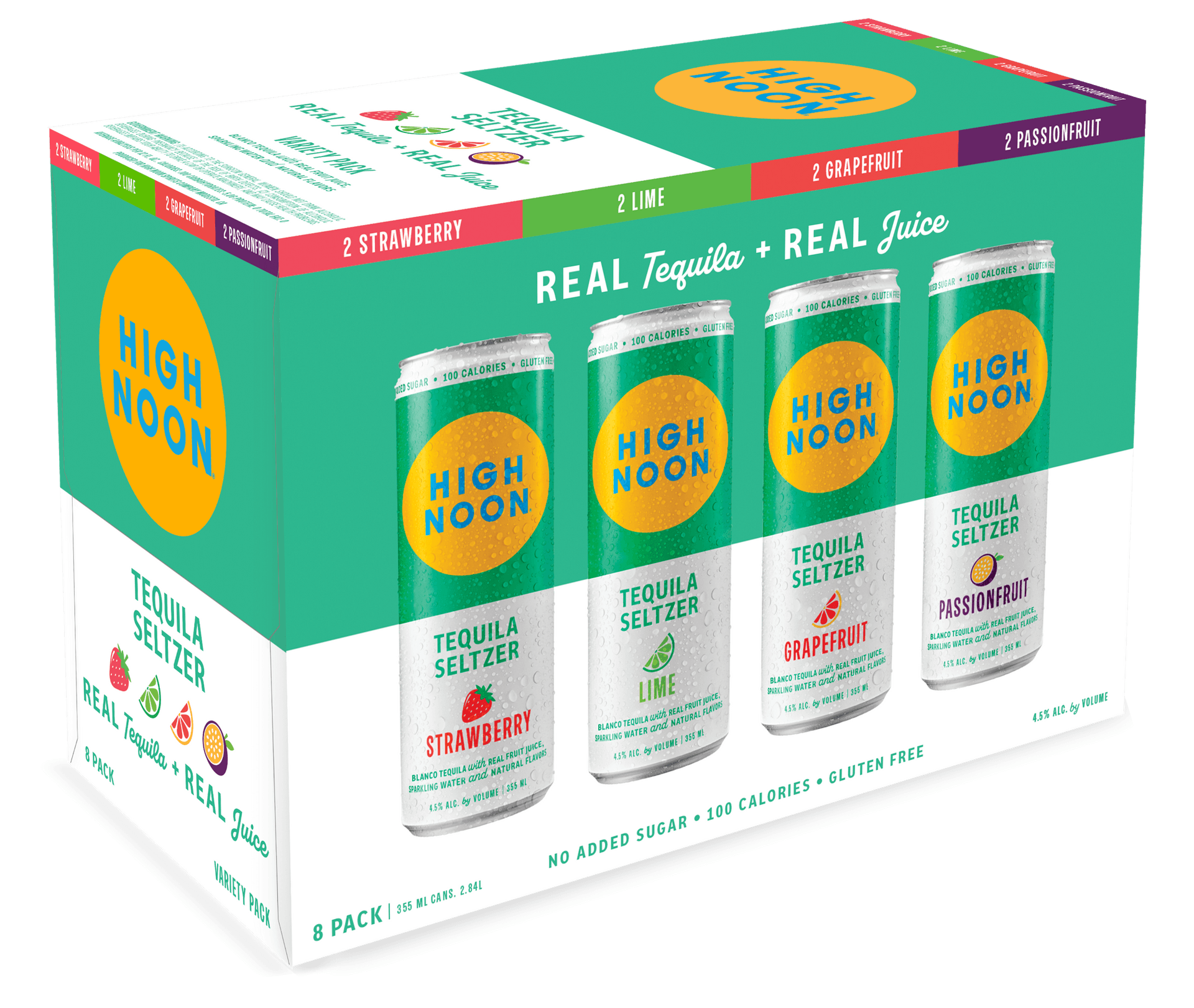 HIGH NOON TEQUILA VARIETY 8 PACK 355ML