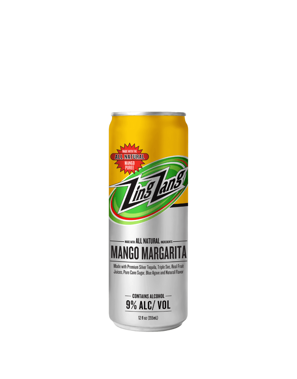 ZING ZANG MANGO MARGARITA RTD 355ML