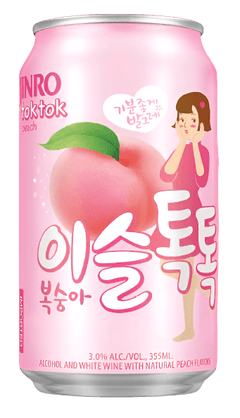 JINRO TOK TOK PEACH 3% 355ML