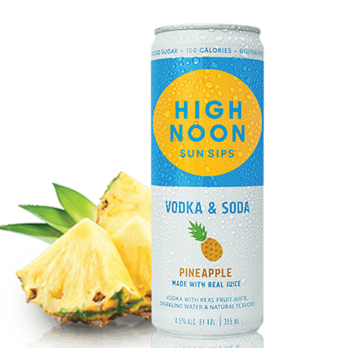HIGH NOON PINEAPPLE HARD SELTZER CANS 8 PACKS 355ML