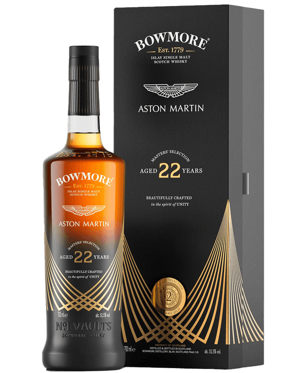 BOWMORE ISLAY 22YRS ASTON MARTIN NO.2 750ML